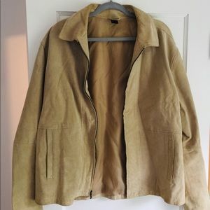 Men’s XL Suede Zip Jacket